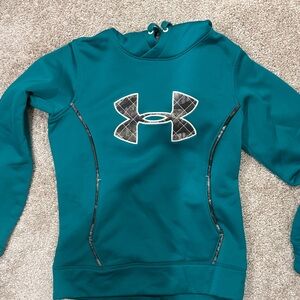 Under Armour Turquoise Sweatshirt with Logo